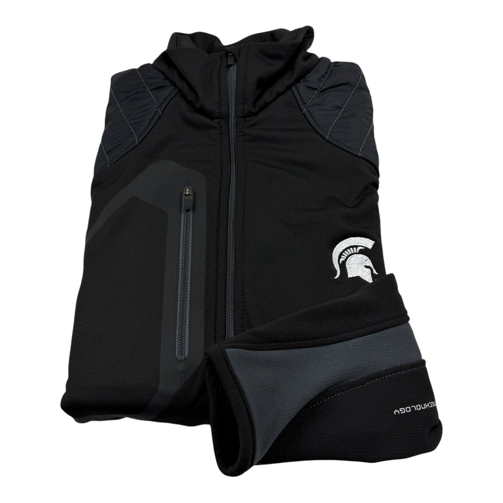 Galvin Green Michigan State Golf Insula 1/4 Zip Pullover Mens Small Black Gray